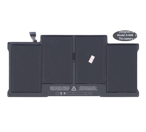 Аккумуляторная батарея (A1496) для ноутбука Apple MacBook Air 13" A1466, 54.4Wh 7.6V Mid 2013 54.4W, черная (Ориг.)