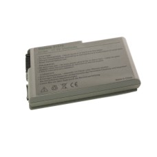 Аккумуляторная батарея для ноутбука Dell Inspiron 500m, 510m, Latitude D500 (10.8/11.1 В 4400-5200 мАч), серебристая