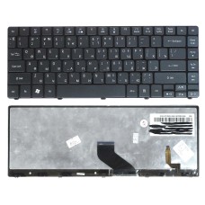 Клавиатура для ноутбука Acer Aspire Timeline 3410 3410T 3410G 4741 3810 3810T черная (RU) с подсветкой