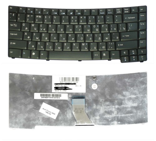 Клавиатура для ноутбука Acer Ferrari 4000, TravelMate 8100 (RU) черная