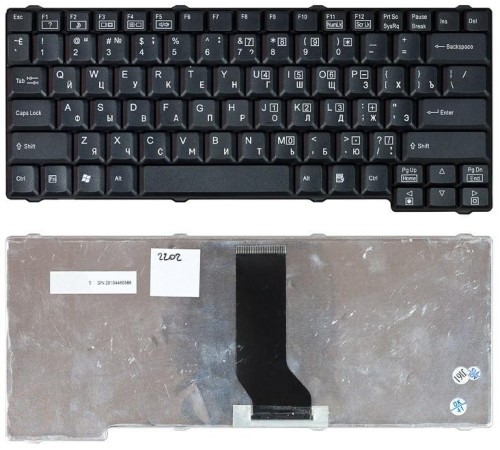 Клавиатура для ноутбука Acer Travelmate 200 210 220 230 240 250 260 520 730 740 (RU) черная