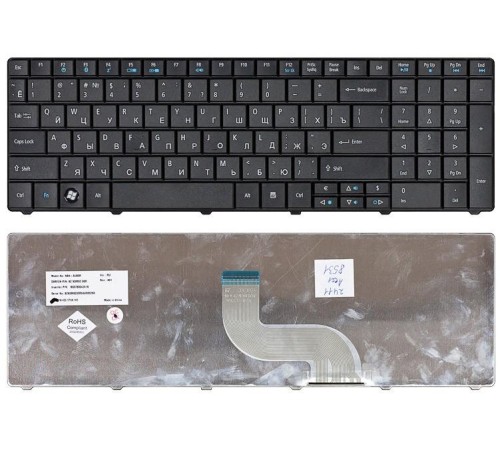 Клавиатура для ноутбука Acer TravelMate 8531 8531G 8571 8571G 8571T (RU) черная