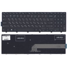 Клавиатура для ноутбука Dell Inspiron 15-5000 5547 5521 5542 (RU) черная с рамкой [10204]