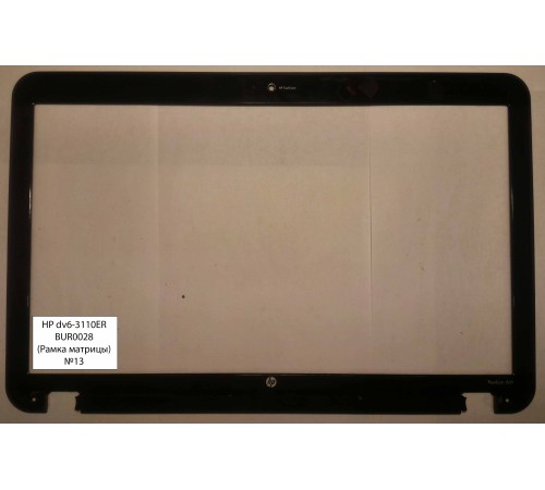 *Б/У* Рамка матрицы (B cover) для ноутбука HP DV6-3110ER (YCT3ILX6TP103ACD495) [BUR0028-1]