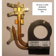 *Б/У* Радиатор для ноутбука HP DV6-3000  (3MLX8TATP10) [BUR0028-12], с разбора