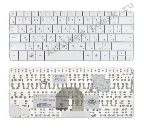 Клавиатура HP Pavilion DV2-1000 (RU) белая