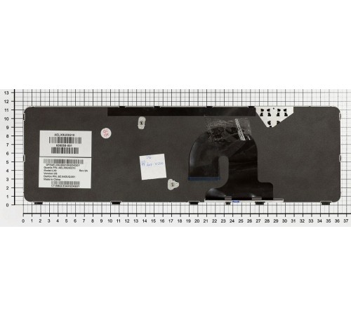 Клавиатура HP Pavilion DV7-4000, DV7-4100 (RU) черная, черная рамка [10402]