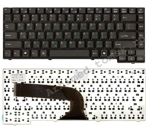 Клавиатура для ноутбука Asus A9RP, Z94, A9T, X50, X51, X58 (RU) черная