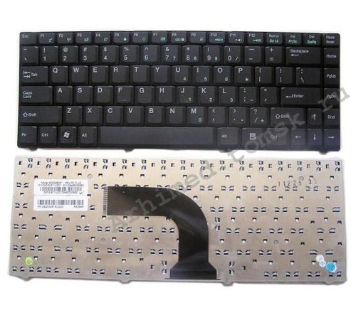 Клавиатура для ноутбука Asus C90, C90P, C90S, Z98, Z37 (RU) черная, матовая