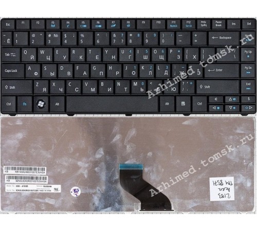 Клавиатура для ноутбука Acer TravelMate 8371, 8331, 8431, 8471 (RU) черная, матовая