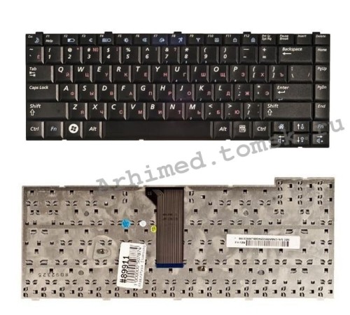 Клавиатура для ноутбука Samsung Q308, Q310 (RU) черная
