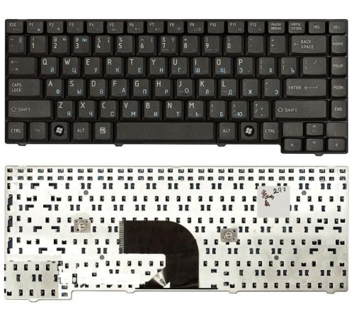 Клавиатура для ноутбука Toshiba Satellite L40, L45 (RU) черная