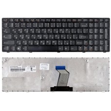 Клавиатура Lenovo IdeaPad B570, V570, Z570, Z575 (RU) черная (серая рамка)
