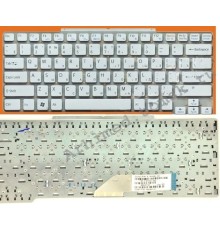 Клавиатура для ноутбука Sony Vaio VGN-SR (RU) белая, без рамки