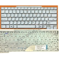 Клавиатура для ноутбука Sony Vaio VGN-SR (RU) белая, без рамки