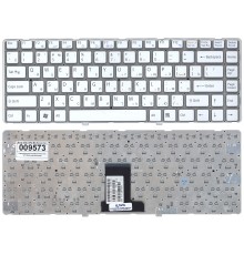 Клавиатура для ноутбука Sony Vaio VPC-EA (RU) белая, без рамки [10174]