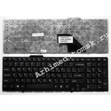 Клавиатура для ноутбука Sony Vaio VPC-F11 VPC-F12 VPC-F13 (RU) черная, без рамки