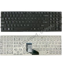 Клавиатура для ноутбука Sony Vaio VPC-F219FC (RU) черная, без рамки