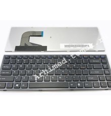 Клавиатура для ноутбука Sony Vaio VPC-S (RU) черная, черная рамка