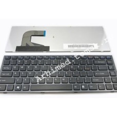 Клавиатура для ноутбука Sony Vaio VPC-S (RU) черная, черная рамка