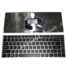 Клавиатура для ноутбука Sony Vaio VPC-Y (RU) черная, серебряная рамка