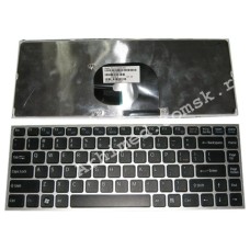 Клавиатура для ноутбука Sony Vaio VPC-Y (RU) черная, серебряная рамка