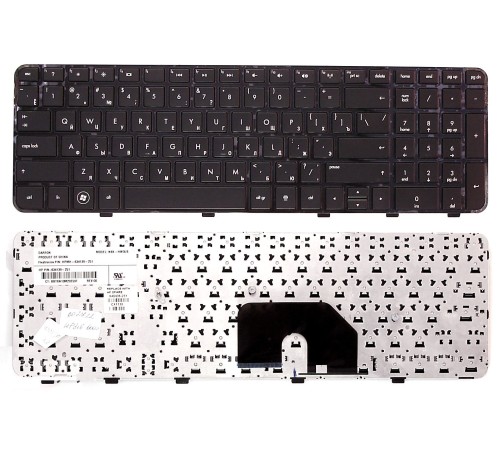 Клавиатура HP Pavilion DV6-6000 (RU) черная, черная рамка [10035]