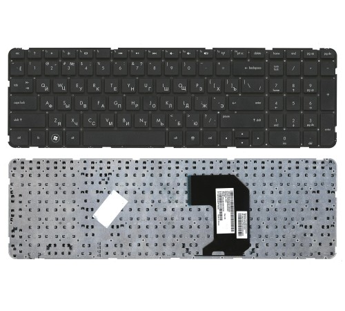 Клавиатура HP Pavilion G7-2000 (RU), без рамки, черная [10064]