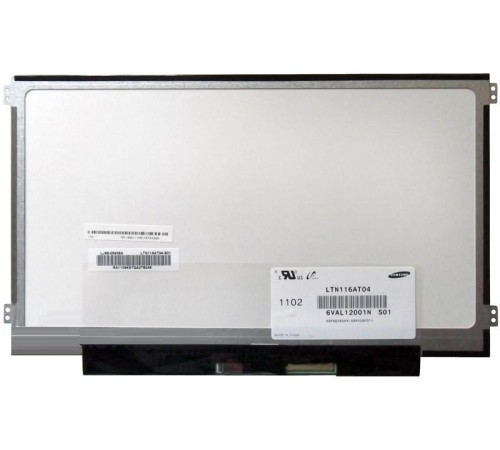 Матрица 11.6" LTN116AT04 (LED, 1366x768, 40pin, справа снизу, глянцевая), уши лево/право