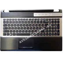 Клавиатура (топ-панель) для ноутбука Samsung RF510, RF511, RF530 (RU) черная [10062]