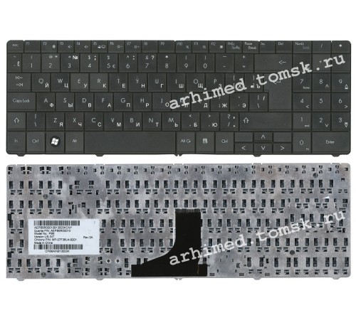 Клавиатура для ноутбука Packard Bell SL51(RU) черная