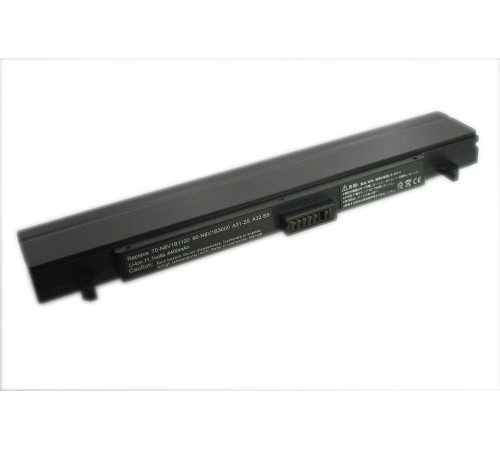 Аккумуляторная батарея для ноутбука Asus W5000 M5000NP, M5NP, S5200Ne, S5Ne черная (10.8-11.1 В 4400 мАч)