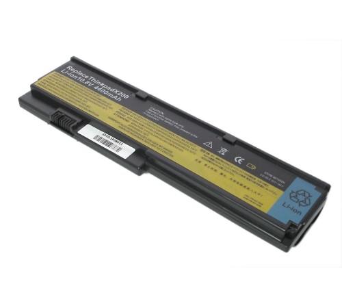 Аккумуляторная батарея для ноутбука Lenovo ThinkPad X200 (10.8-11.1 В 4400 мАч) ORIGINAL