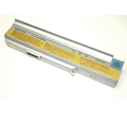 Аккумуляторная батарея для ноутбука 40Y8315 для ноутбука Lenovo-IBM C100, C200, N100 серебрянная (10.8-11.1 В 5200 мАч)