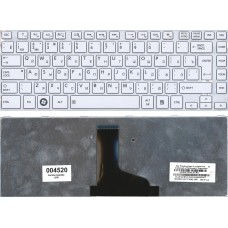 *SALE* Клавиатура для ноутбука Toshiba Satellite L800 L830 (10086) (RU) белая