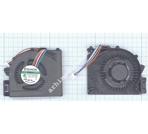Вентилятор (кулер) для ноутбука  Lenovo E420 (Дискретная видеокарта)