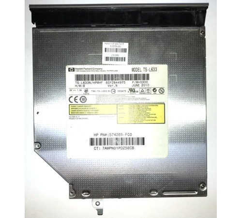 *Б/У* Привод DVD/RW + крышка привода для ноутбука HP Pavilion G62 (610558-001)