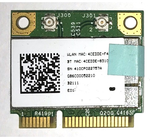 *Б/У* WiFi модуль для ноутбука Toshiba Satellite A660, C660, C665, P750, P755 (K000111140)