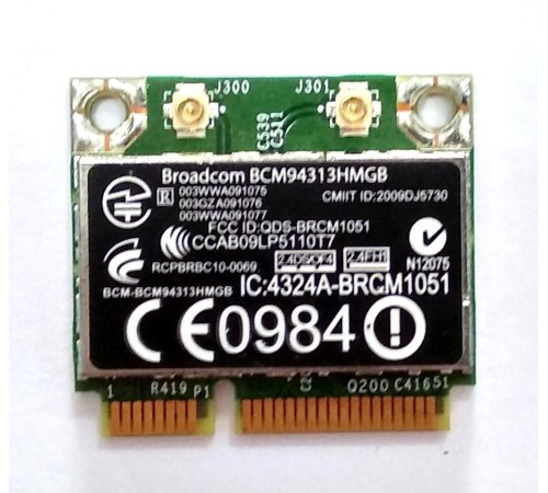*Б/У* WiFi Bluetooth модуль для ноутбука HP ProBook 4720s (BCM94313HMGB)
