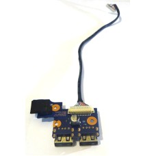 *Б/У* USB плата для ноутбука Samsung NP300E5A, NP300E5C, NP300E5Z, NP300V5A, NP305E5A (BA92-08350A) [BUR0054-8], (с разбора)