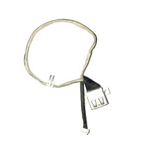 *Б/У* Разъём USB 2.0 с кабелем для ноутбука Lenovo IdeaPad G560 G565 G570 G575 (NIWE2_DC301009H00) [BUR0055-8], с разбора