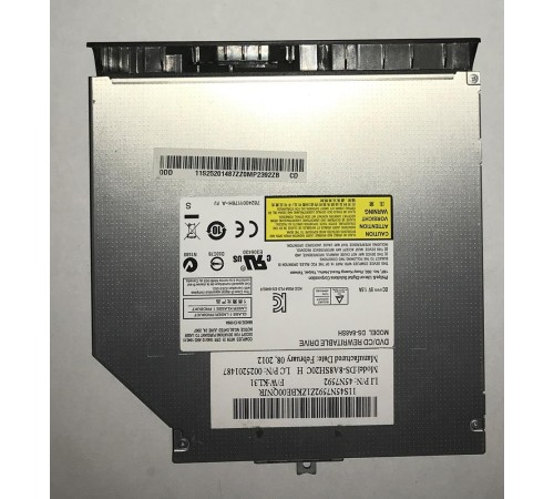 *Б/У* Привод DVD/RW + крышка привода для ноутбука Lenovo Y570 (DS-8A8SH20C H)