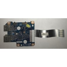 *Б/У* USB плата для ноутбука Lenovo Y570 (PIQY1 LS-6887P) [BUR0061-8], с разбора