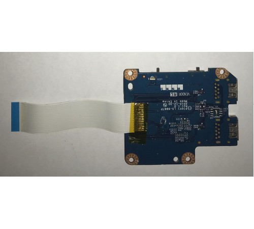 *Б/У* USB плата для ноутбука Lenovo Y570 (PIQY1 LS-6887P)