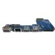 Плата расширения 2xUSB, VGA, LAN, Card Reader для ноутбука DNS M1115 (6-71-M1111-D04 GP), с разбора