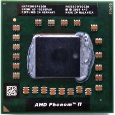 Процессор для ноутбука AMD Phenom II Quad-Core Mobile P920 1.6Ghz HMP920SGR42GM, Socket S1 [P920], с разбора
