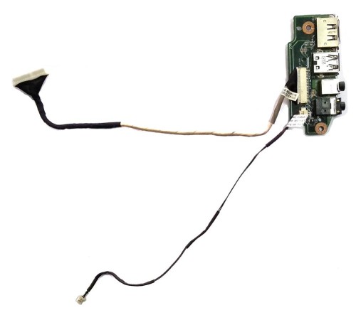 *Б/У* Плата с разъемом USB + Audio для ноутбука Asus PRO64D, N52, N61, N52D, N61D, N61DA (60-NZZAU1000-E01)