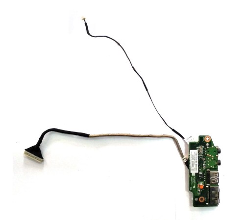 *Б/У* Плата с разъемом USB + Audio для ноутбука Asus PRO64D, N52, N61, N52D, N61D, N61DA (60-NZZAU1000-E01)