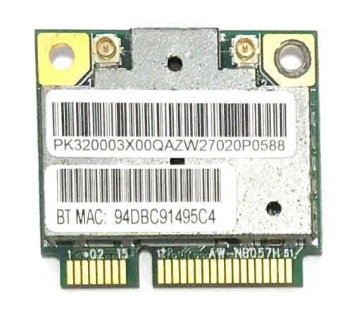 *Б/У* WiFi + BT модуль для ноутбука DNS QAT11, 0161263 (AW-NB057H), с разбора