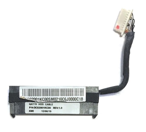 *Б/У* Шлейф коннектор жесткого диска HDD для ноутбука DNS QAT11, 0161263 (DC02001KC00), с разбора